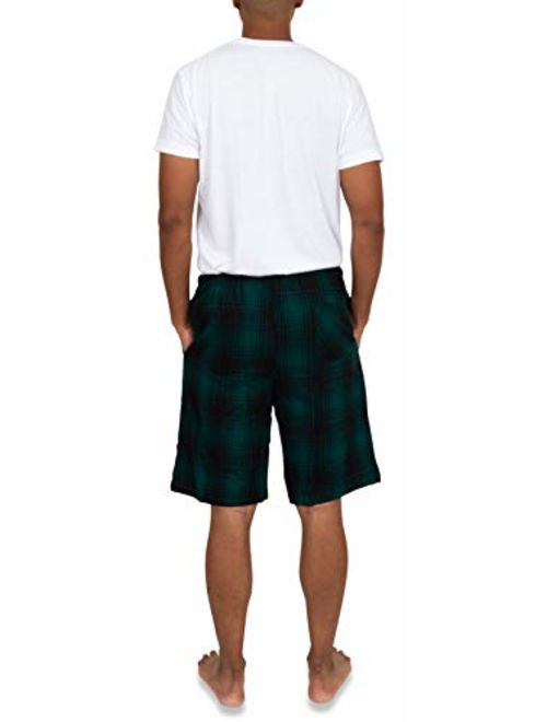 Lounge Pants ANDREW SCOTT Mens 4 Pack 100% Cotton Flannel Pajama Sleep Pant