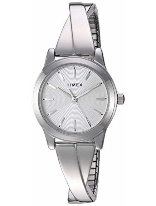 Timex Women's Stretch Bangle Crisscross25mm Watch