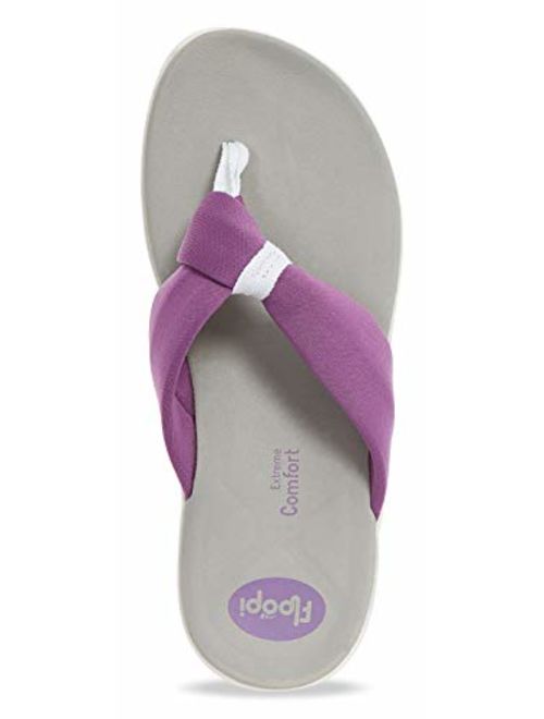 Floopi Flip-Flop Summer Sandals for Women | Extreme Comfort EVA Technology Soles | Thong, Open Toe Design| 1.75 Wedge Heel, Super-Soft, Lightweight