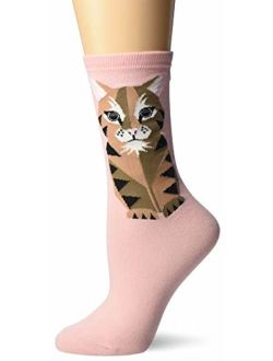 Women's Cat Lover Novelty Casual Crew Socks