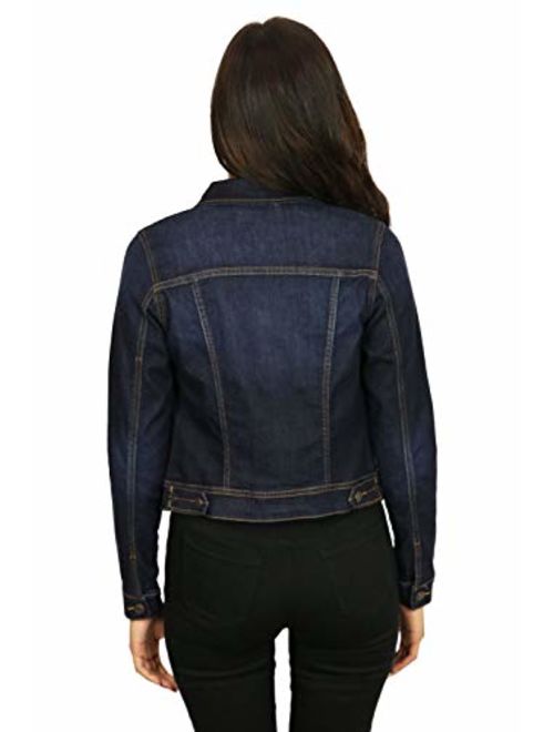StyLeUp Women's Classic Casual Vintage Denim Jean Jacket/Vest Regular & Plus Size