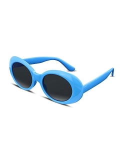Clout Goggles Kurt Cobain Sunglasses Retro Oval Women Sunglasses B2253