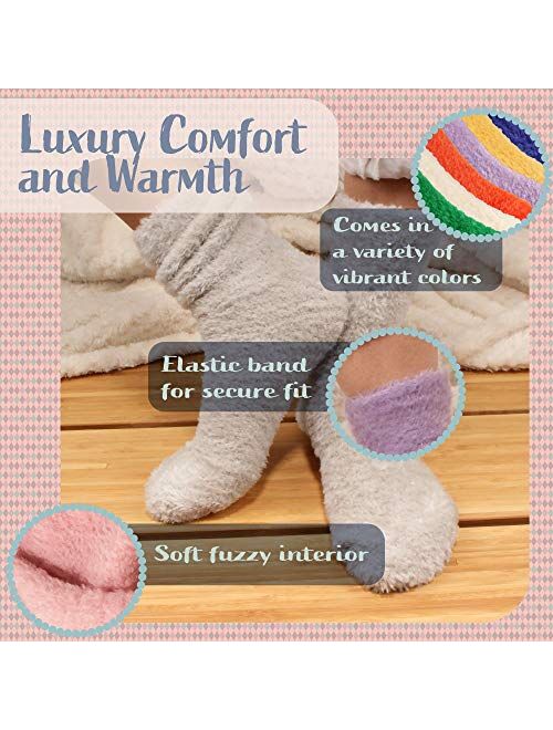 Women's Fuzzy Socks - Multiple Color Options
