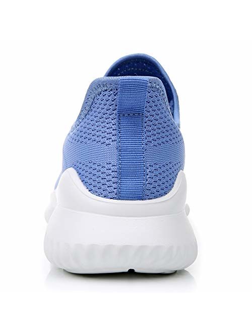 JARLIF Women's Memory Foam Slip On Walking Tennis Shoes Lightweight Gym Jogging Sports Athletic Running Sneakers US5.5-10