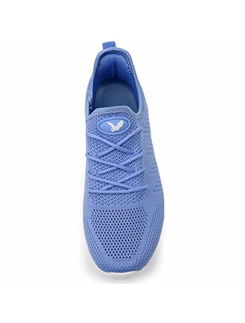 JARLIF Womens Memory Foam Slip On Walking Tennis Shoes Lightweight Gym Jogging Sports Athletic Running Sneakers US5.5-10 