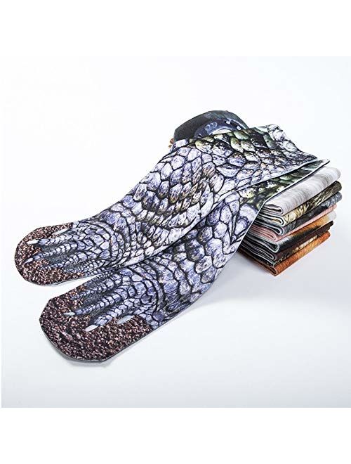 ATROPOS 3 Pair Animal Paw Socks-Unisex 3D Printed Socks Novelty Animal Paws Crew Socks for Men Women Kids