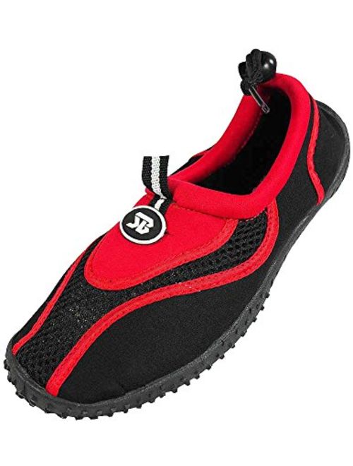 New Starbay Brand Women's Athletic Water Shoes Aqua Socks with White Streak