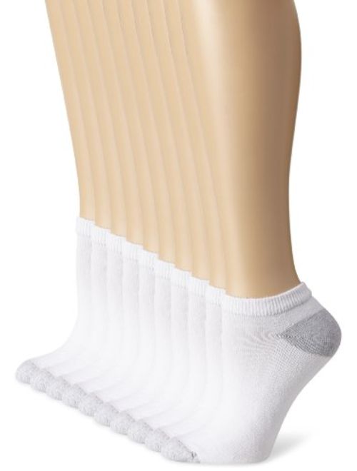 Hanes Women's Comfort Blend Low Cut Sock, 10-Pack