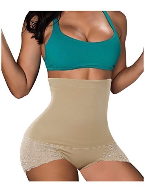 Gotoly Invisable Body Shaper High Waist Tummy Control Panty Slim Butt Lifter Waist Trainer