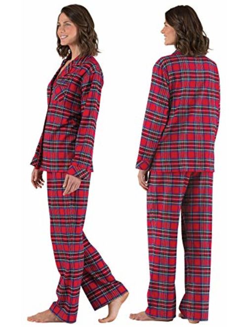 PajamaGram Womens Pajama Sets Flannel - Cozy Ladies Pajamas
