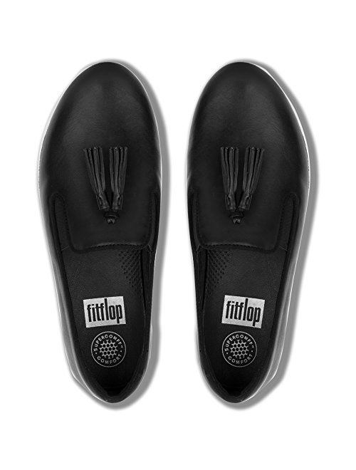 FitFlop Women's Tassel Superskate Leather Loafer