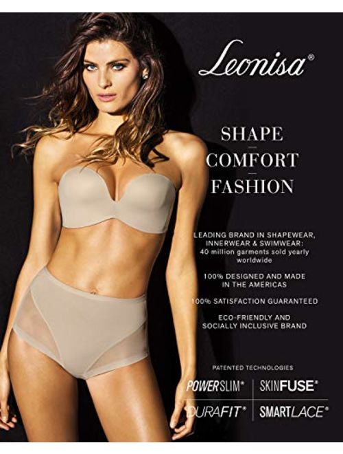 Leonisa Women's Petite Plus Well-Rounded Invisible Butt Lifter Shaper Short