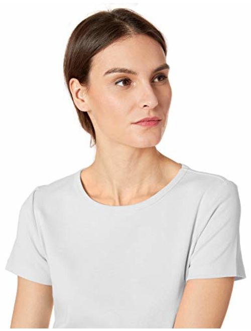 Amazon Essentials Women's Lightweight Flannel Short and Cotton T-Shirt Sleep Set
