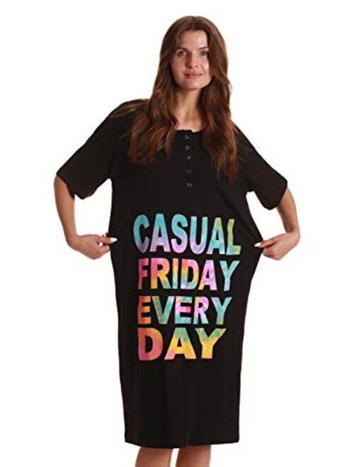 Just Love Short Sleeve Nightgown Sleep Dress for Women