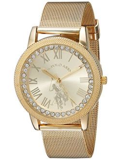 Women's Analog-Quartz Watch with Alloy Strap, Gold, 18 (Model: USC40110)