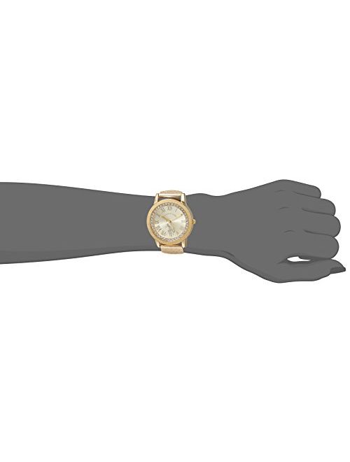 U.S. Polo Assn. Women's Analog-Quartz Watch with Alloy Strap, Gold, 18 (Model: USC40110)