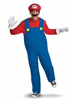 Super Mario Deluxe Mens Adult Costume