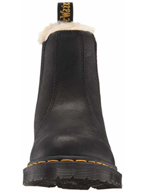 Dr. Martens Women's Leonore Burnished Wyoming Leather Fashion Boot