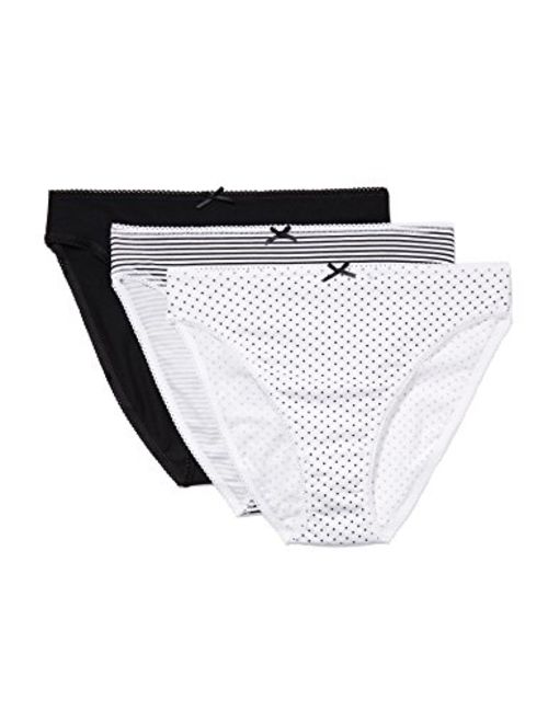 Amazon Brand - Iris & Lilly Women's Standard Cotton Panty, Multipack