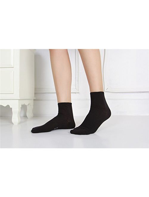 6 or 12 Pair Women's Ultra Thin Cotton Summer Ankle Crew Socks