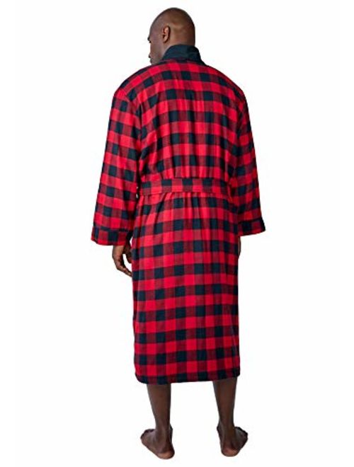 KingSize Men's Big and Tall Jersey-Lined Flannel Robe