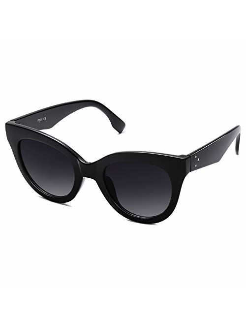 SOJOS Retro Vintage Cateye Oversized Women Sunglasses Designer Glasses HOLIDAY SJ2074