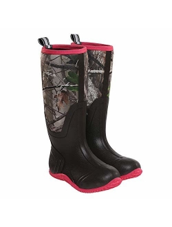 Women's Mid-Calf Rain Boots Waterproof Insulated Garden Shoes Outdoor Hunting Riding Muck Rubber Neoprene Boots