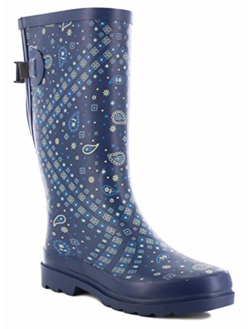 Western Chief Women's Wide Calf Waterproof Rain Boot