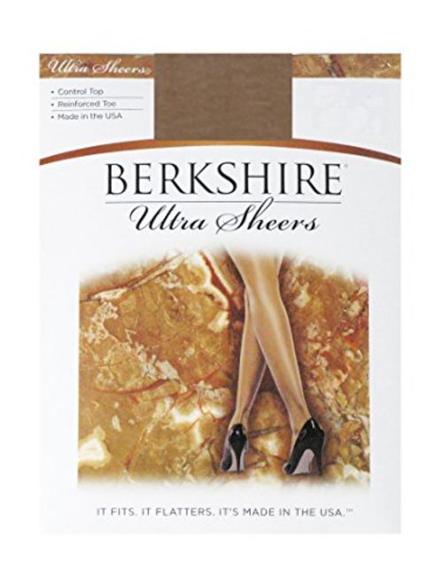 Berkshire Women's Ultra Sheer Control Top Pantyhose 4419 - Reinforced Toe