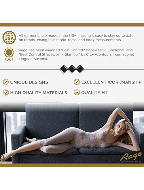 Rago Style 9357 Extra-Firm Open Bottom Body Shaper