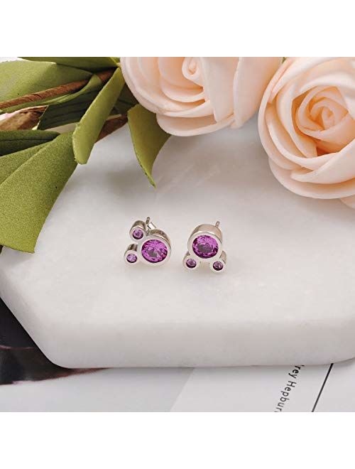 Twenty Plus Sparkling Cute Mouse Stud Earrings With CZ for Women Birthday Gifts