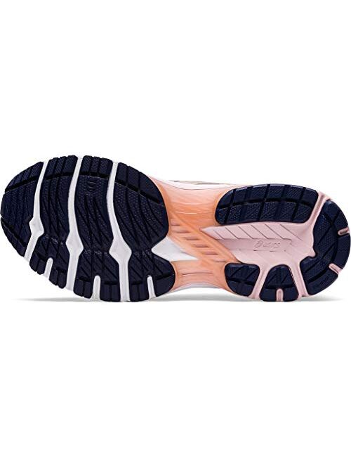 ASICS Women's GT-2000 8 Shoes, 8.5M, Piedmont Grey/White