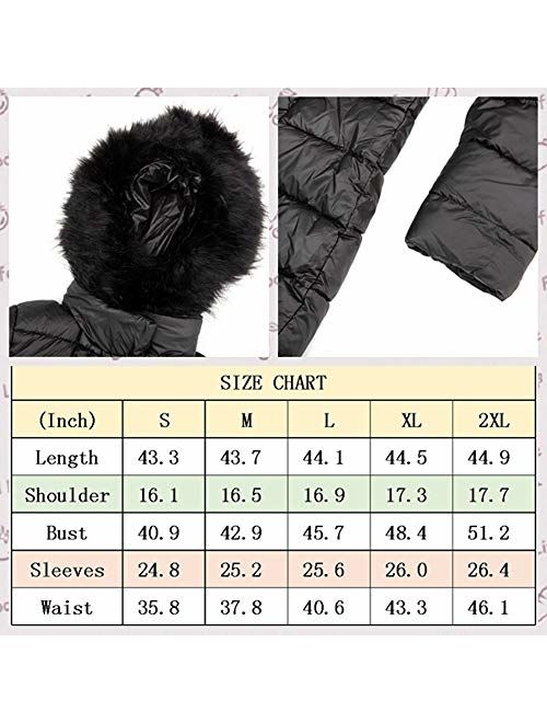 Bellivera Puffer Jacket Women,Lightweight Padding Bubble Hooded Coat with Fur Collar Warmth Outerwear for Spring Fall Winter