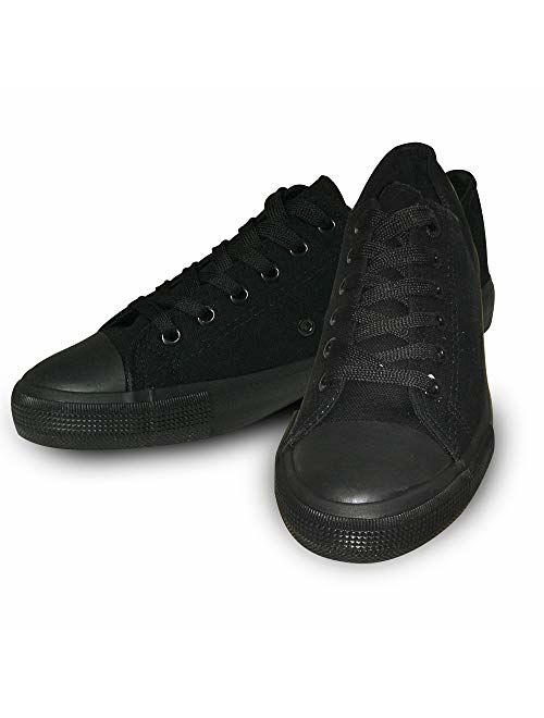 KE DI Leather USA Womens All Star Style S-3 Canvas Shoes for Women, Low Top Casual Lace up Fashion Running Walking Yoga Sneaker