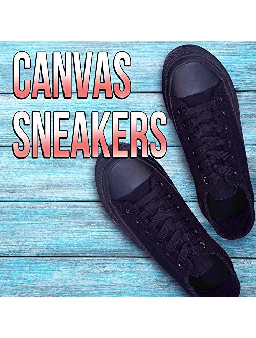 KE DI Leather USA Womens All Star Style S-3 Canvas Shoes for Women, Low Top Casual Lace up Fashion Running Walking Yoga Sneaker