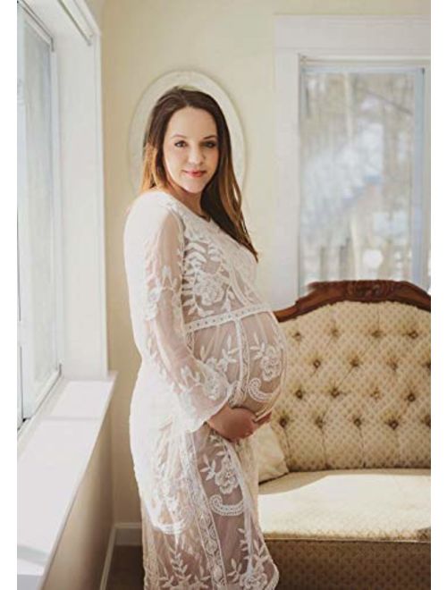 Maternity Photography Prop Sexy Maternity Dress Fancy Maternity Lace Dress