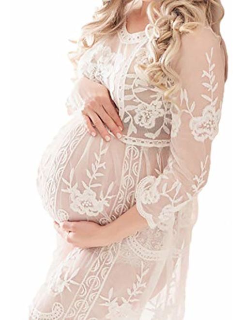 Maternity Photography Prop Sexy Maternity Dress Fancy Maternity Lace Dress