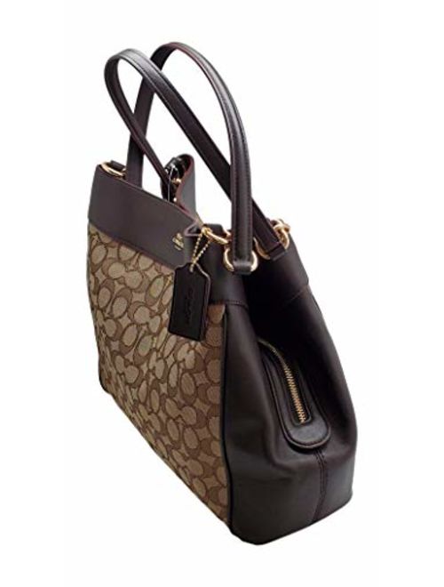 Coach Lexy Shoulder Bag in Outline Signature 2018 Collection Style F57612