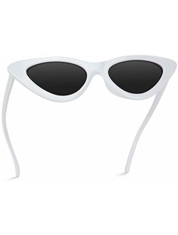 WearMe Pro - Retro Vintage Tinted Lens Cat Eye Sunglasses