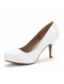 Tiffany Women's New Classic Elegant Low Stiletto Heel Dress Pumps Shoes