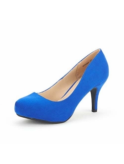 Tiffany Women's New Classic Elegant Low Stiletto Heel Dress Pumps Shoes