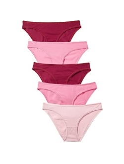 Iris & Lilly Women's Cotton Bikini Brief Multipack