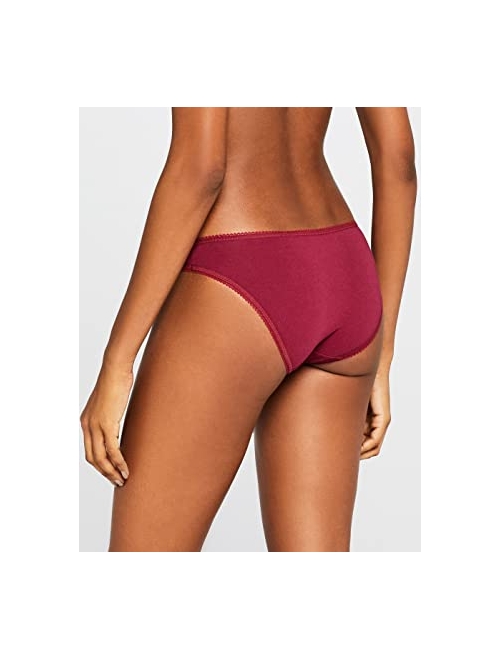 Iris & Lilly Women's Cotton Bikini Brief Multipack