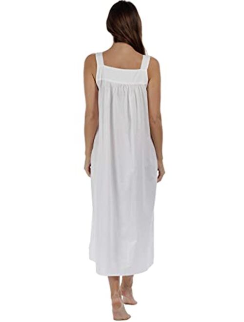 The 1 for U Nightgown 100% Cotton Sleeveless + Pockets Meghan