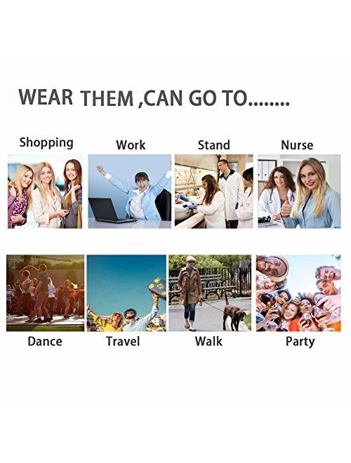 Women's Comfortable Working Nurse Shoes Non-Slip Adjustable Breathable Walking Buffer Fitness Casual Nursing Orthotic Lightweight Shoes Arthritis, Diabetes Heel Pain, Foo