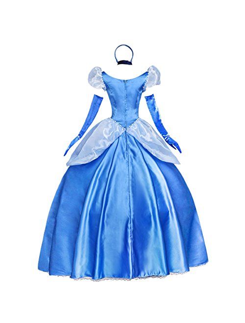 Angelaicos Womens Princess Dress Lolita Layered Party Costume Ball Gown