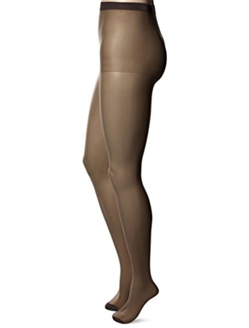 No Nonsense Women's Ultra Sheer Regular Pantyhose with Reinforced Toe 3-Pack