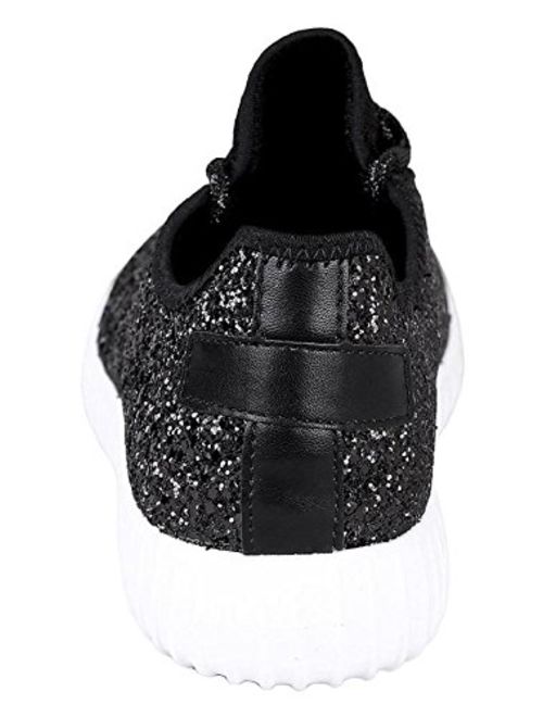 Forever Link Women's REMY-18 Glitter Fashion Sneakers