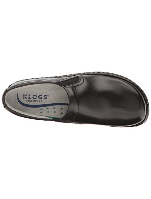 KLOGS Footwear Women's Naples Leather Closed-Back Nursing Clog