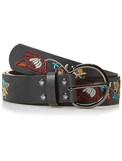 Beautiful Nomad Women's Bohemian Embroidery Braided Casual PU Leather Belt